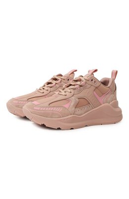 Комбинированные кроссовки Sean Burberry 8063490