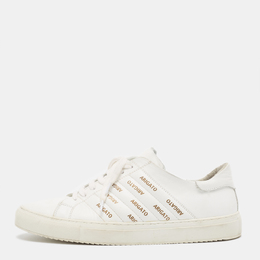 Axel Arigato White Leather Low Top Sneakers Size 43 1023749