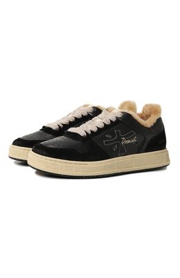 Кожаные кеды Quinn-D Premiata quinnd/var 7081m