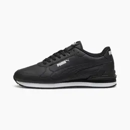 Кроссовки Puma ST Runner v4 Leather, размер 4,5 UK, black-white 103236709257