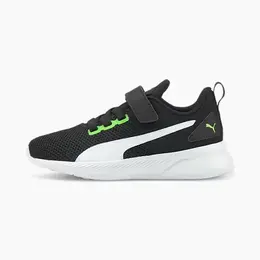 Кроссовки Puma Flyer Runner, размер 10,5i UK, черный/зеленый 103228733877