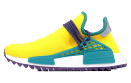 Кроссовки Adidas Pharrell Hu Lifestyle Unisex, желтый/темно-зеленый ac7189