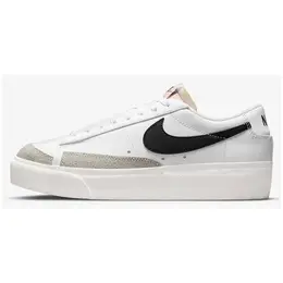 Кроссовки Nike Blazer Low, размер 8.5 US, белый/черный/серый 103293978865