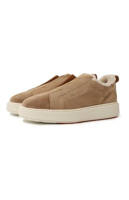 Замшевые кеды Santoni wbcg61265barpsap