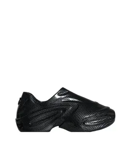 Dolce & Gabbana Black Foiled Rubber Toy Low Top Men Sneakers Shoes - EU44/US11 mv5827-44