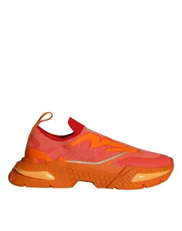 Dolce & Gabbana Orange Airmaster Low Top Men Sneakers Shoes - EU44/US11 mv5831-44