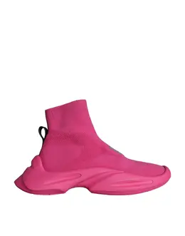 Dolce & Gabbana Pink Logo Print Slip On Socks Sneakers Shoes - EU44/US11 mv5843-44