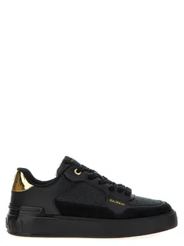 Balmain-B-Court Flip Sneakers Nero-Donna 52188728066388
