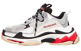 Кроссовки Balenciaga Triple S (2019), черный/серебристый 524039w09o31081