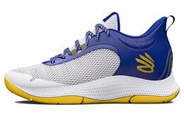 Кроссовки Under Armour Basketball, белый/желтый/синий 3025090-103