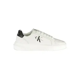 Calvin Klein Sophisticated White Lace-Up Sneakers - EU40/US7 ca-25008-eu40/us7