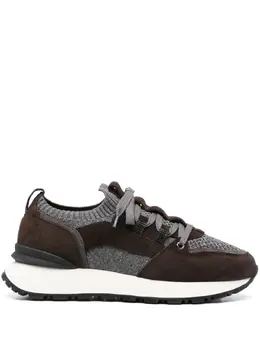 Doucal's leather-trim sneakers 25522903