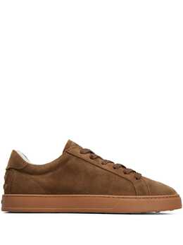 Tod's logo-embossed suede sneakers 22196023