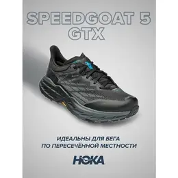 Кроссовки Hoka One One Speedgoat 5 GTX, полнота D, размер US8D/UK7.5/EU41 1/3/JPN26, черный 102685384063