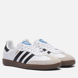 Кроссовки Adidas Samba OG, цвет белый, размер 40 EU b75806-1895311