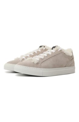 Замшевые кеды Brunello Cucinelli mzsfg2573