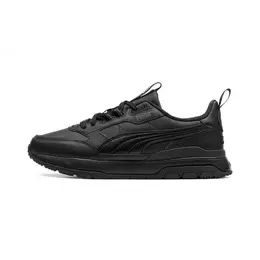 Кроссовки Puma R78 Trek Lth, полнота F, размер 9,5 UK, черный 101670322124