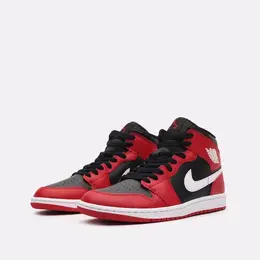 Кроссовки Jordan Air Jordan 1 Mid, размер 8,5 US 42 EUR 26.5 CM, черный/красный 103255125799