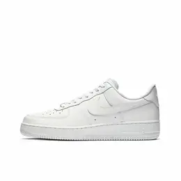 Кроссовки Nike Air Force 1, полнота F (EU)/ на среднюю стопу, размер 7US 6UK 40EU 39RU 25CM, triple white 103679448013