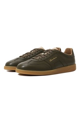 Кожаные кеды DBS Oly Santoni mbpg22023farkdwt