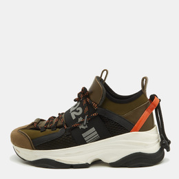 Dsquared2 Multicolor Neoprene and Suede Run Ds2 Sneakers Size 39 1066139