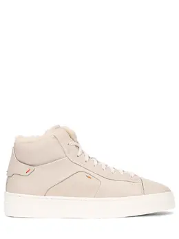 Santoni Кеды кожаные на меху 2186427