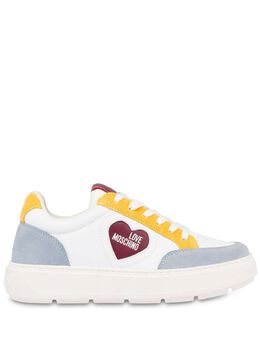 Love Moschino logo-patch panelled sneakers 26431421
