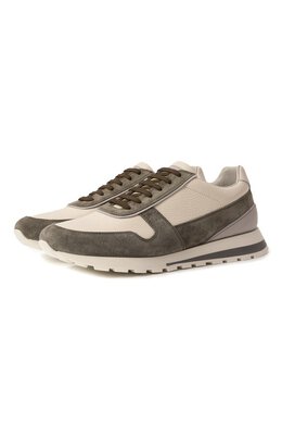 Кожаные кроссовки Brunello Cucinelli mzuavla289