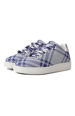 Текстильные кеды Box Burberry 8081584