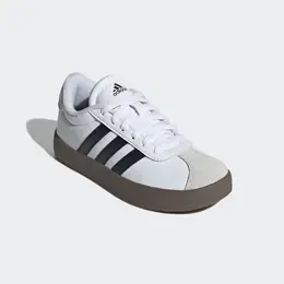 Кроссовки Adidas Sportswear "VL COURT 3.0 KIDS", вдохновленные дизайном Adidas Samba, цвет Cloud White / Core Black / Grey One 6251764556 | cloud white / core black / grey one
