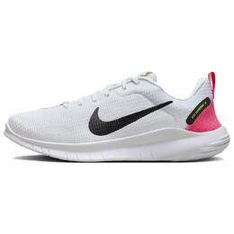 Кроссовки Flex Experience RN 12 женские с низким верхом, белые/красные/черные Nike dv0746-102 | white/pink/fluorescent yellow/black