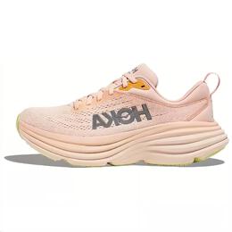 Кроссовки Hoka One One Bondi 8 Cream Vanilla Women's, черный 1127952-cmv | pink/orange/black