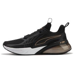 Кроссовки X-Cell для бега мужские с низким верхом, черные - золотые Puma 378301-05 | black/gold