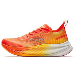 Кроссовки Anta Cushioned, износостойкие, дышащие, с низким верхом, с карбоновой пластиной, женские, желто-оранжевые 922425588-12 | fresh orange/fluorescent mango orange