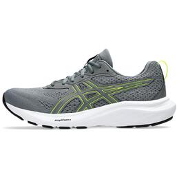 Кроссовки мужские GEL-CONTEND 9 с низким верхом серые/зеленые Asics 1011b881-020 | steel gray / safety yellow