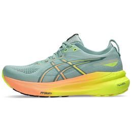 Кроссовки Gel-Kayano 31 женские с низким верхом, зеленые/желтые/оранжевые Asics 1012b745-750 | green/yellow
