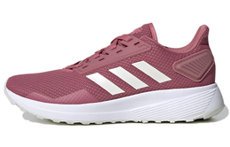 Кроссовки женские Duramo 9 с низким верхом из темно-розового нубука Adidas fw2368