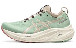 Asics GEL-NIMBUS 26 Кроссовки Женщины, Beige/Green 1012b653-250 | beige/green
