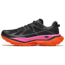 Кроссовки Anta Cushioning с низким верхом, износостойкие, женские, черно-розовые 122436617as-4 | black/castle gray