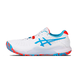 Asics Кроссовки Gel-resolution 9 White 1041a435-100 | white/red/sky blue