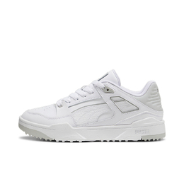 Кроссовки для гольфа Slipstream мужские с низким верхом, белые/светло-серые Puma 309744-02 | white/light grey