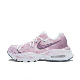 Кроссовки Air Max Fusion женские с низким верхом, белые/розовые Nike cj1671-100（team332-女款夏花嫣红） | pink
