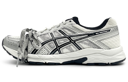 Кроссовки Gel-Contend 4 мужские низкие серебристые/черные/белые Asics 1011b937-103(team131-暗屿微光) | silver