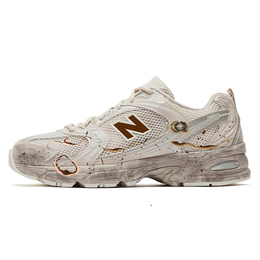 Кроссовки New Balance 530 Anti-Slip And Wear-Resistant Breathable, молочный/коричневый mr530aa1(d)(team10-燃烧) | milk tea beige