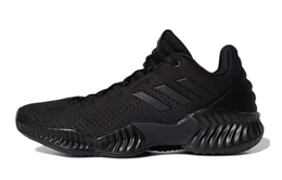 Баскетбольные кроссовки Pro Bounce 2018 мужские с низким верхом, синие/розовые Adidas fw0905(team80-男款宇宙尽头s-box) | black pink blue