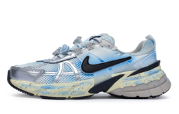 Кроссовки для бега V2K Run унисекс с низким верхом, серебристые Nike fd0736-100(team80-心动频率蓝s-box) | blue/silver