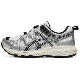 Кроссовки женские с низким верхом, черные/серебристые Asics 1012b787-020 | white