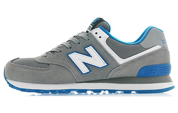 Кроссовки для бега серии NB 574 унисекс с низким верхом серые/синие New Balance ml574cph