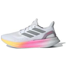 Adidas Кроссовки Pureboost 5 Cloud White Silver Metallic Spark Women's ie0524 | cloud white/metallic silver/fire multicolor