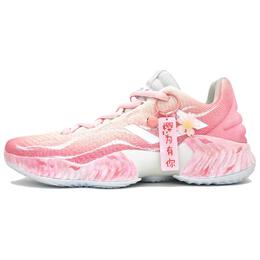 Баскетбольные кроссовки Pro Bounce 2018 мужские с низким верхом розового цвета Adidas fw0903(team66-溪畔樱花） | pink